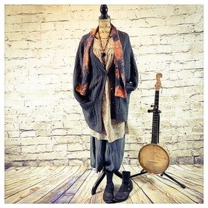 Vintage Paisley Cotton Hand-sewn House Dress